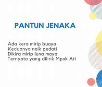 Satu Dua Tiga Empat Pantun